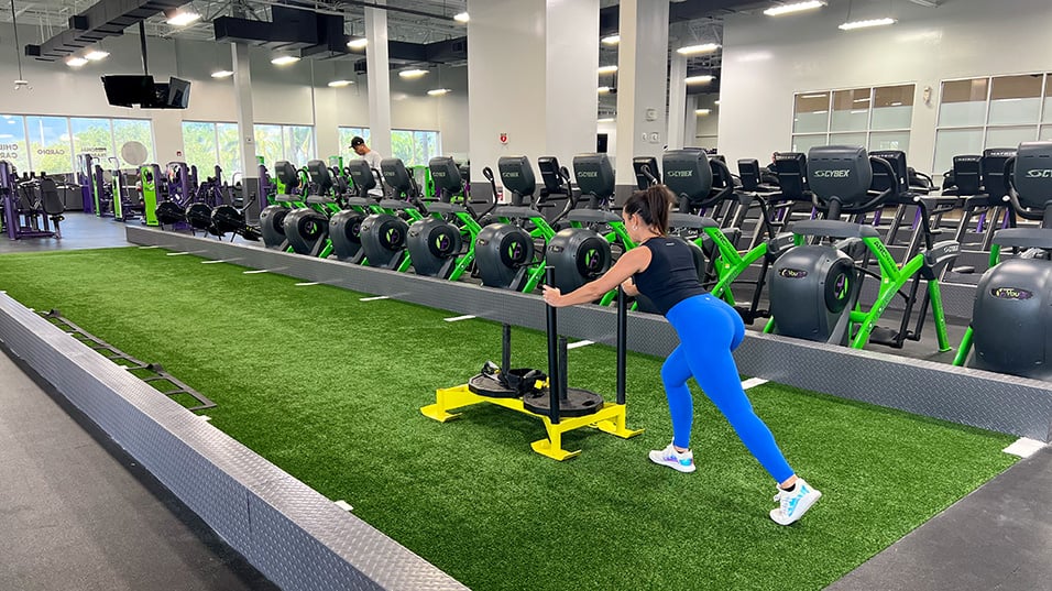 Woman working out at YouFit Gyms