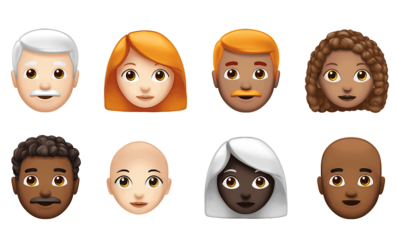 New Hair Emojis are Cute and Practical