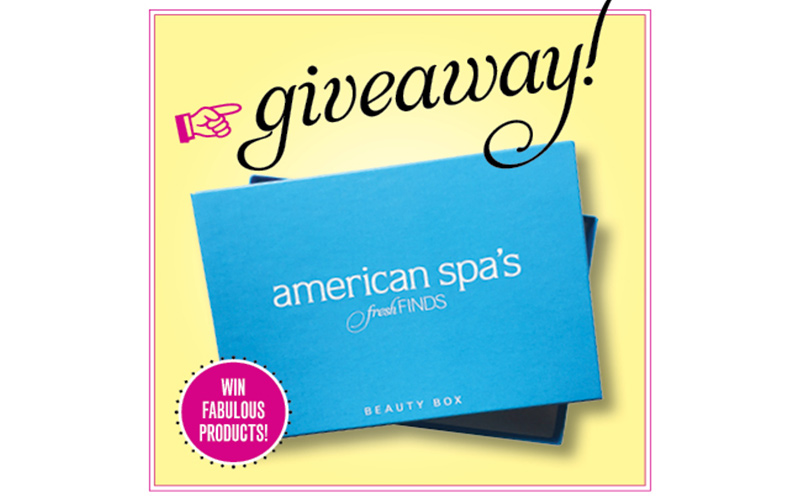 American Spas Fresh Finds Beauty Box
