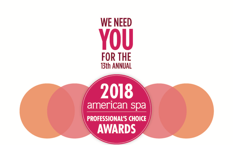Vote Now for American Spa's 2018 Professional's Choice Awards