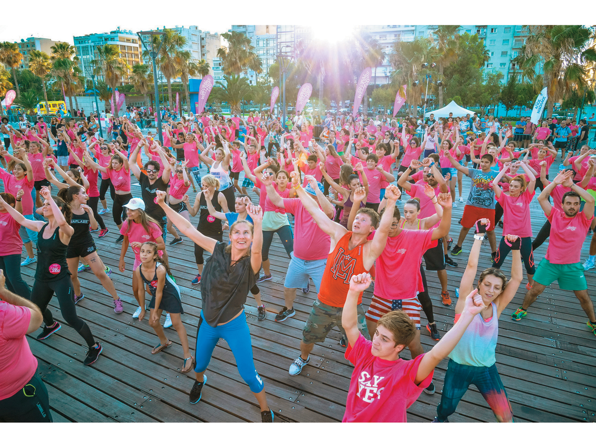 Workout on Global Wellness Day