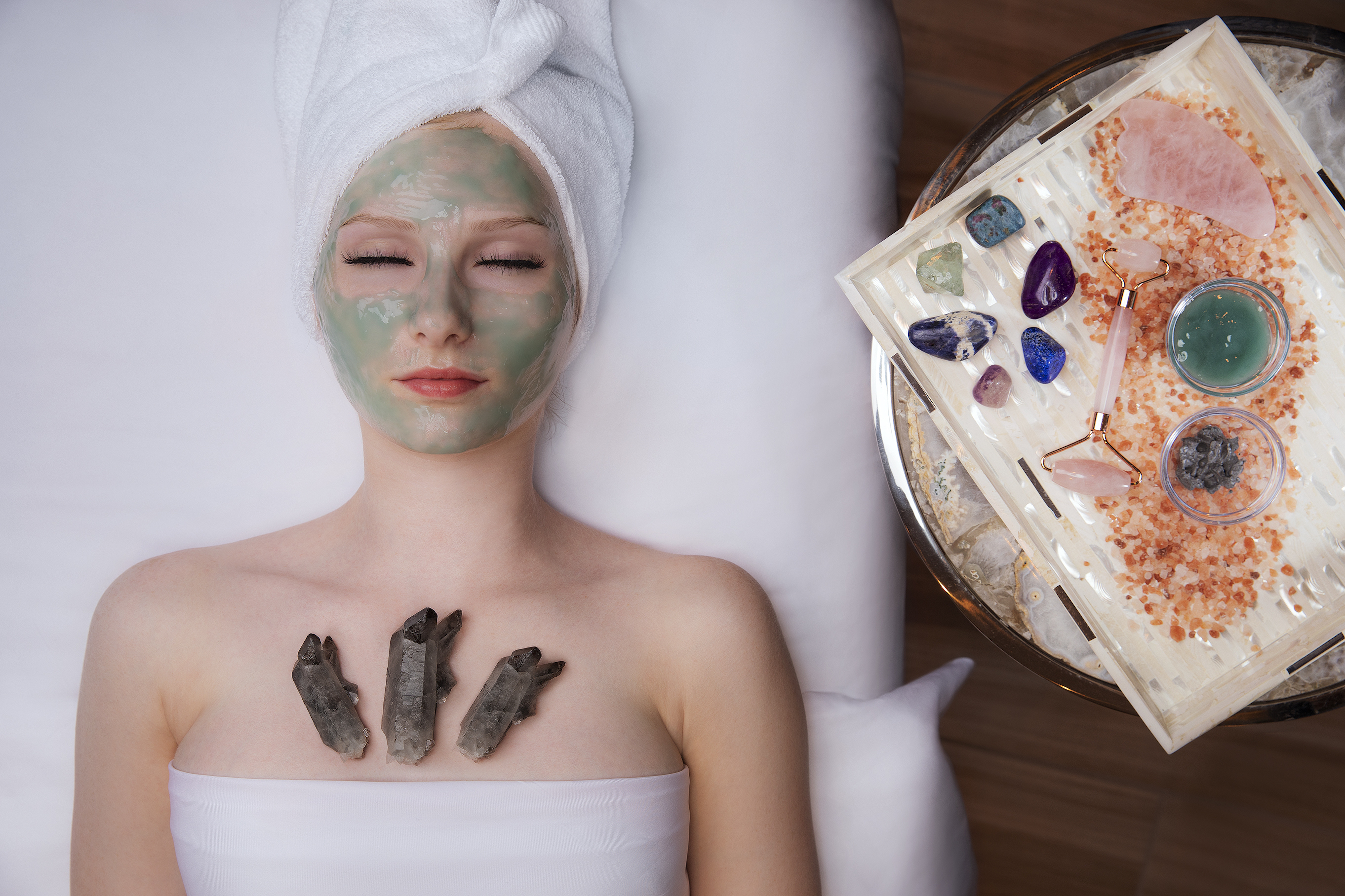 The spa offers a variety of crystal healing treatments  Photo courtesy of Palms Casino Resort