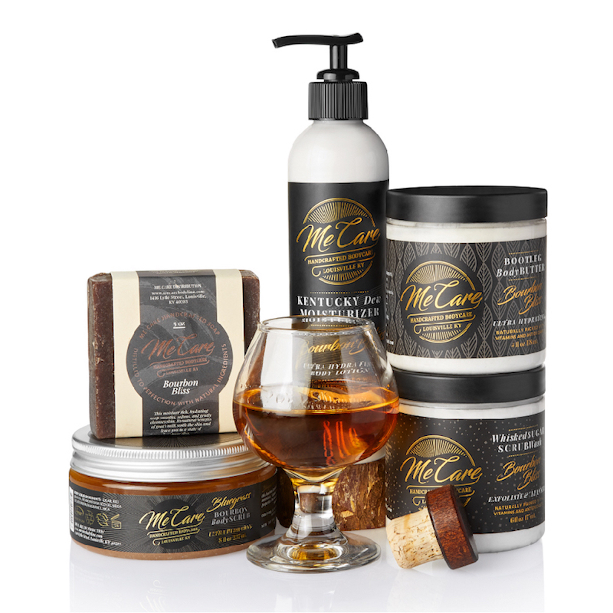 Bourbon-infused bodycare products from Me Care