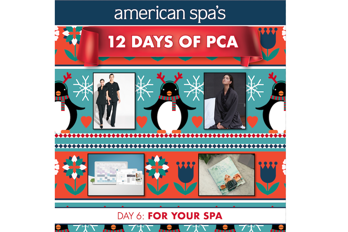 The 12 Days Of PCA Day Six For Your Spa Graphic by Kara Magliaro for American Spa