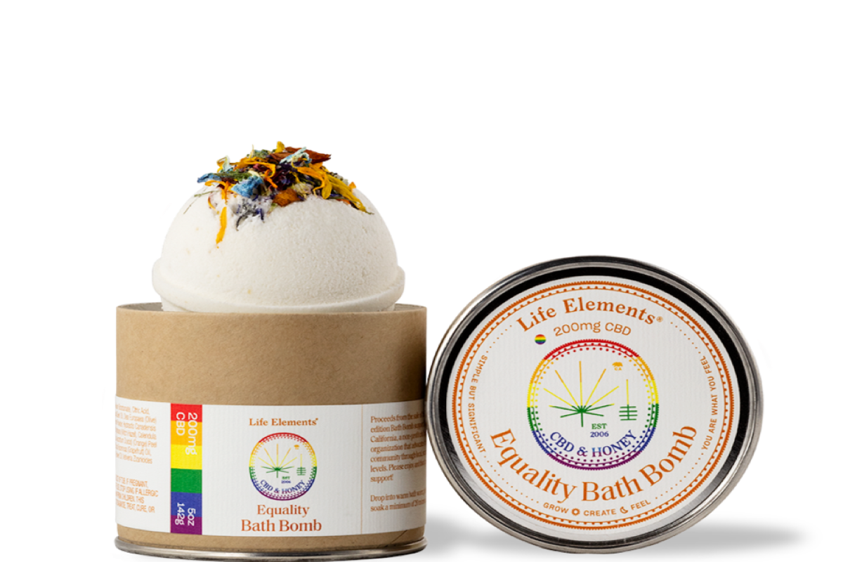 Equality Pride Bath Bomb from Life Elements