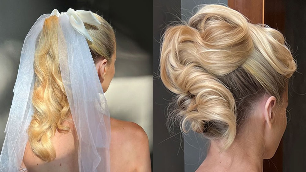 How to create bridal hairstyles - Bridal Ponytail  Updo