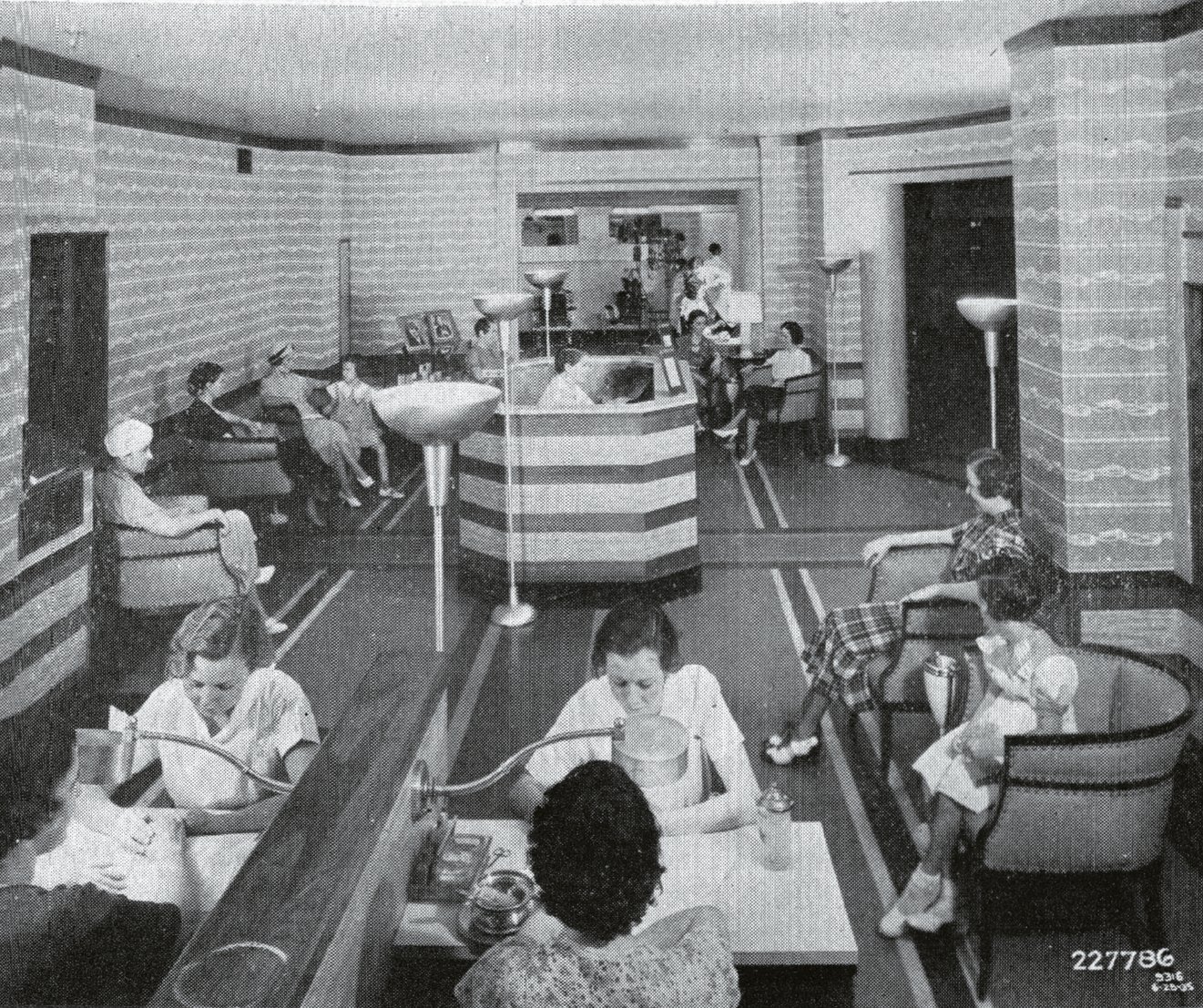 The Beauty Salon of Boggs and Buhl Department Store in Pittsburgh PA grew its clientele with the help of an air conditioning