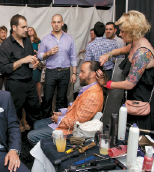 Bellezza Salon & Spa’s many charitable events, like this fashion show for a local homeless shelter, also benefit the salon by building camaraderie amongst the staff.