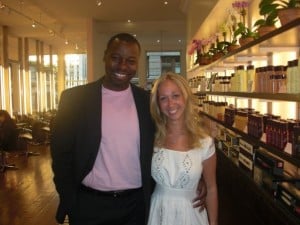Me with Ted Gibson after MY hair makeover last summer