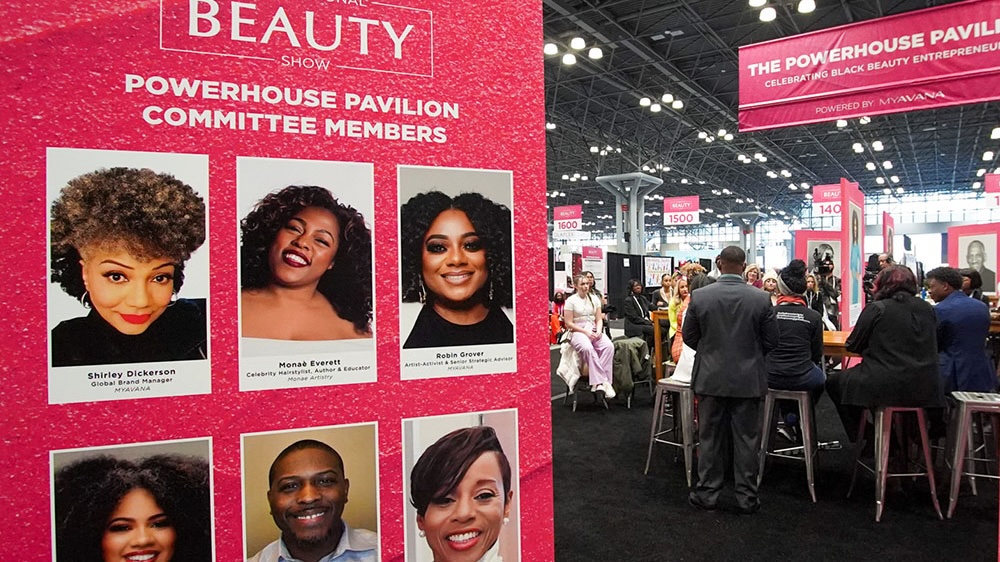 International Beauty Show NYC 2024 Power Pavilion celebrating Black entrepreneurs in beauty