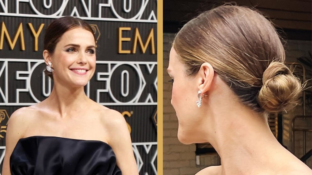 Keri Russell hairstyle at the 2024 Emmy Awards