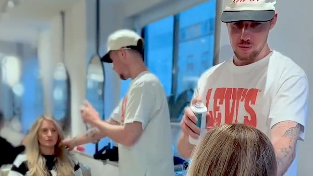 Celebrity Stylist Marc Ballance at work
