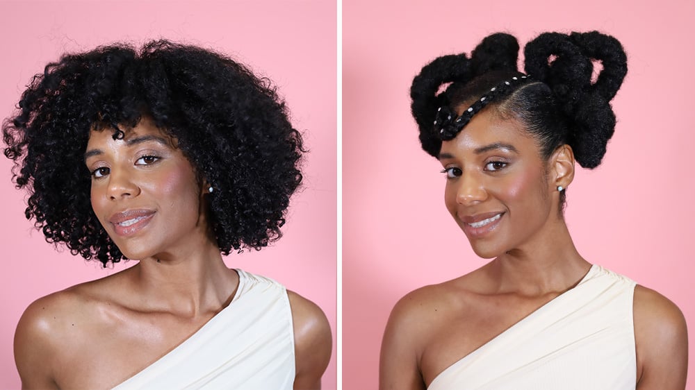Monae Everetts class teaches how to style curly and coily hair