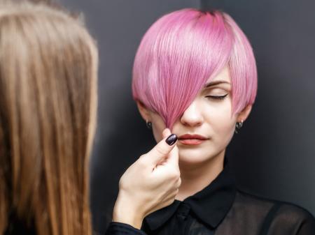 Hairdresser Pink Hair