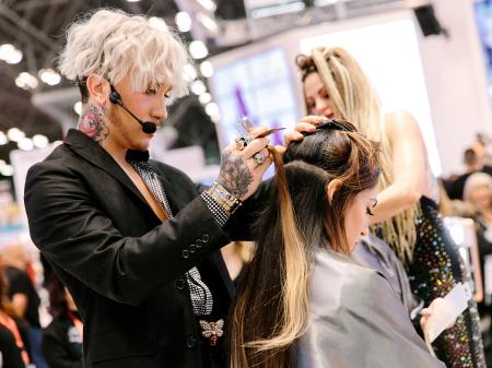 Cutting hair