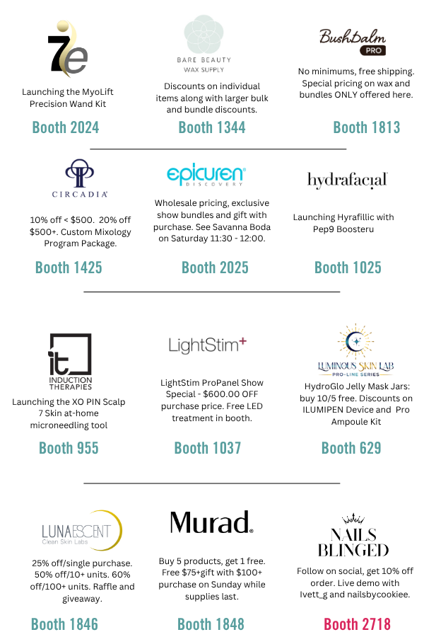 Beauty and IECSC Las Vegas Show Specials