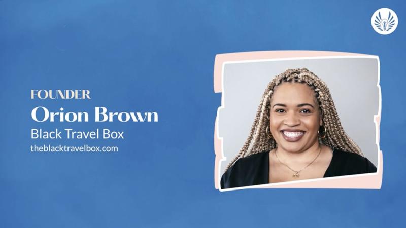 Orion Brown, owner of Black Travel Box