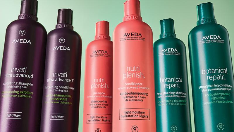 Aveda 500ml product sizes