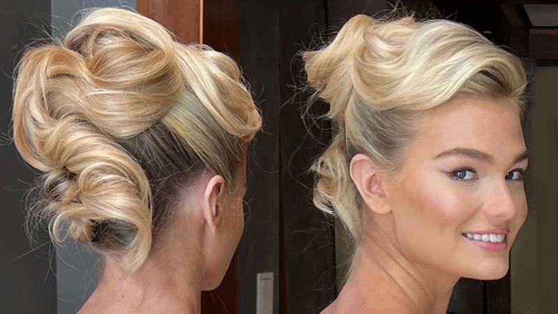 How to create bridal hairstyles - Bridal Updo