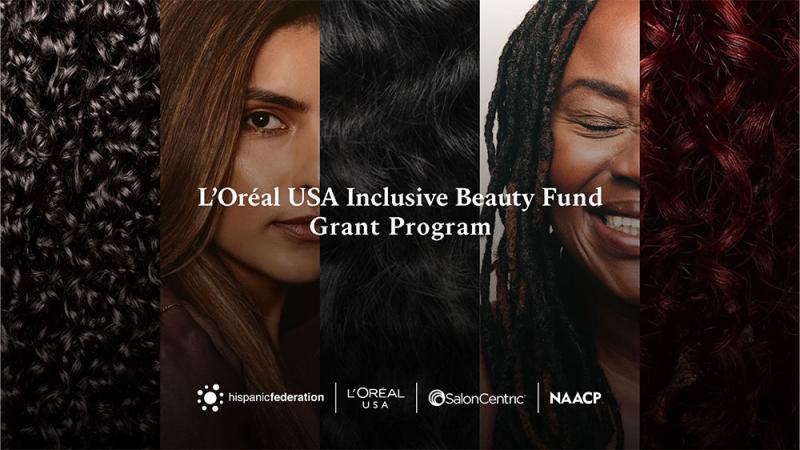 L'Oreal USA is awarding $200K in grants in 2023 through its Inclusive Beauty Fund.