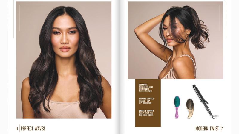 Page from the Dream Hair Lookbook.