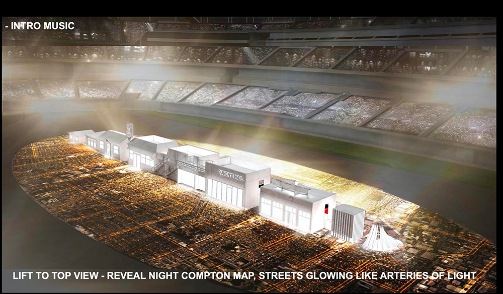 Super Bowl LVI's halftime show was an architectural celebration of Compton