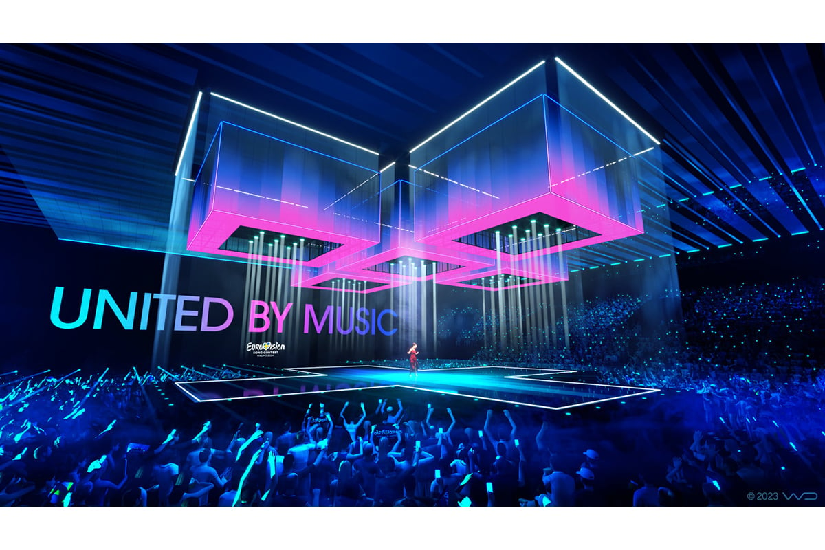 Rendering of the Eurovision Song Contest 2024 Stage Design