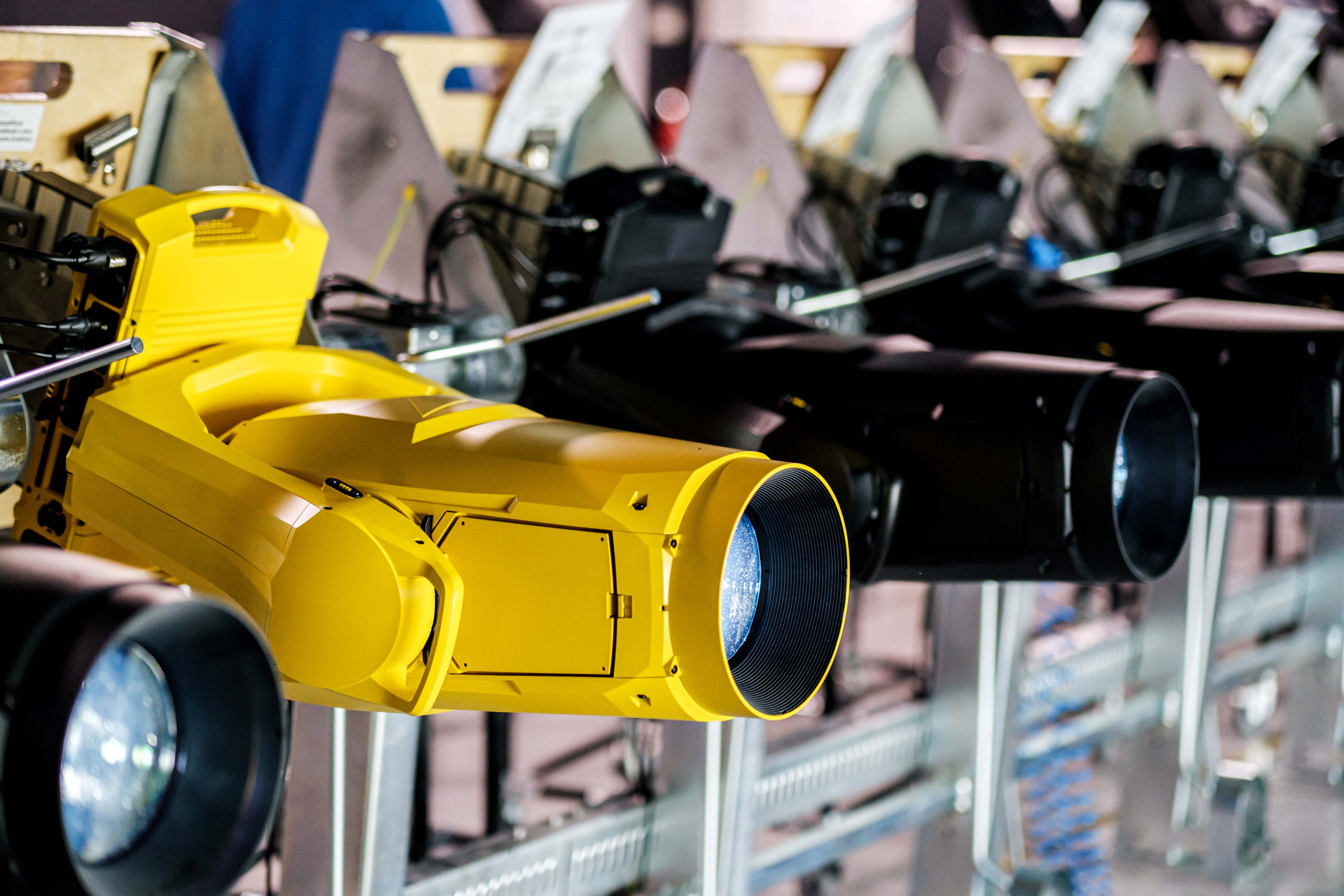 Commemorative 10000th MAC Viper XIP in Martin Yellow Next To Other MAC Viper XIP