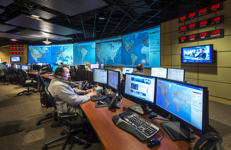 A Level 3 Communications network monitoring center Image Level 3
