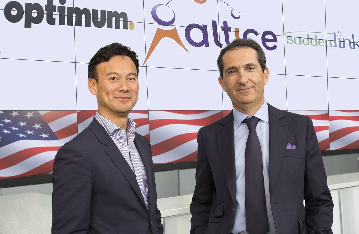 Altice CEO Dexter Goei and founder Patrick Drahi