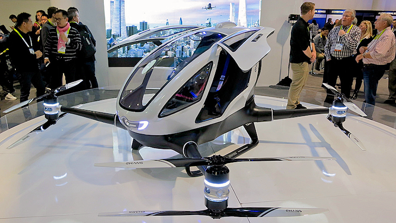 A single-passenger drone