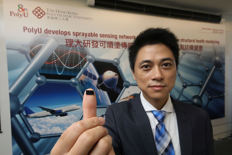 Hong Kong Polytechnic University PolyU sprayable sensors