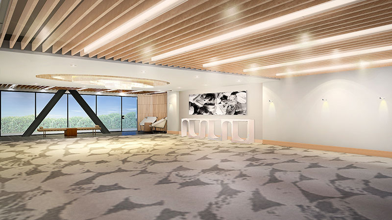 Rendering of one of the new meeting venues at the W West Los Angeles - Beverly Hills