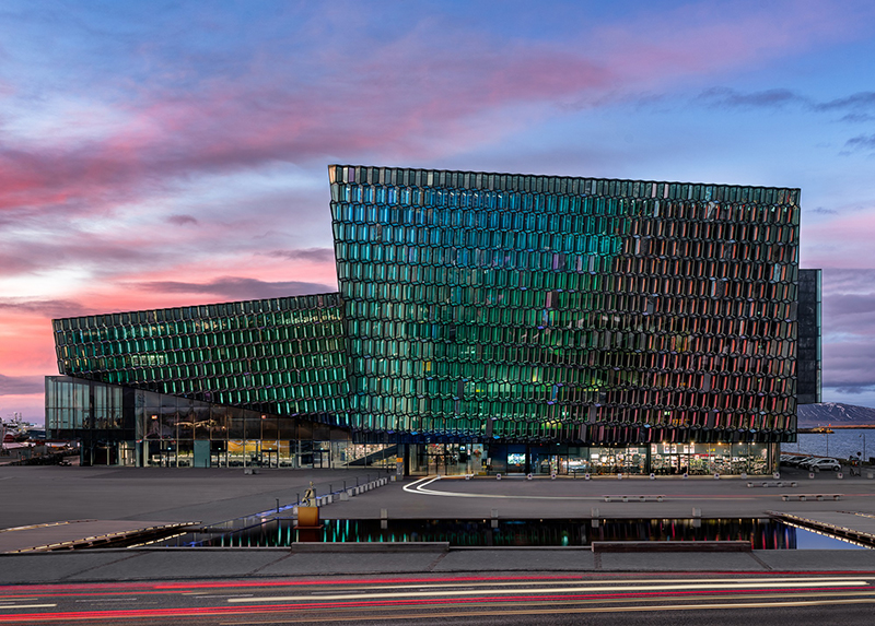 Harpa Concert Hall and Conference Center in Reykjavk