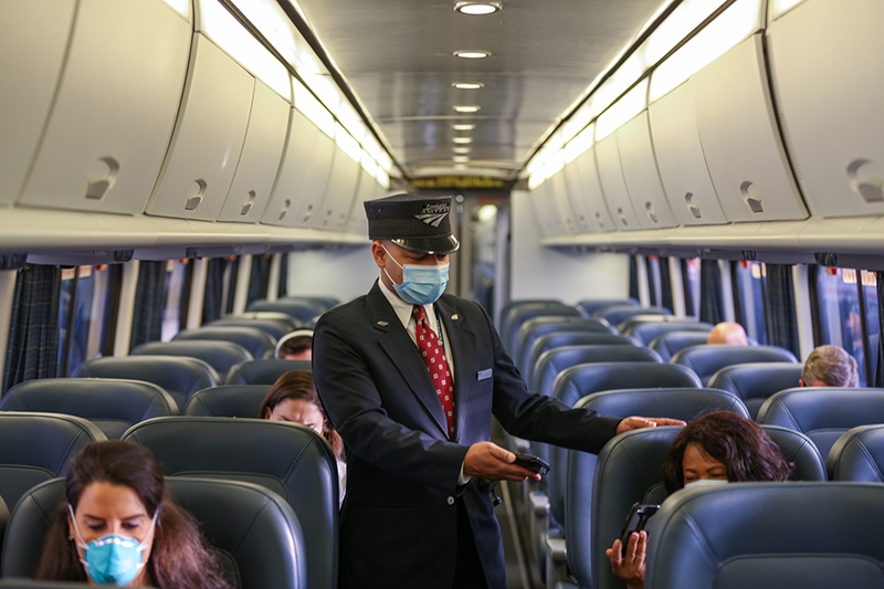 Amtrak Face coverings