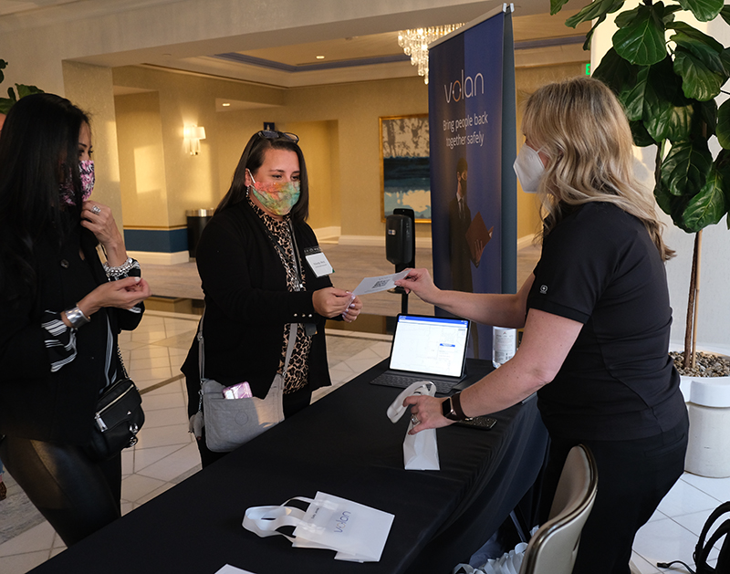 Volan Technology Unveils Contact Tracing Solution at Associated Luxury Hotels International all staff meeting held in Austin