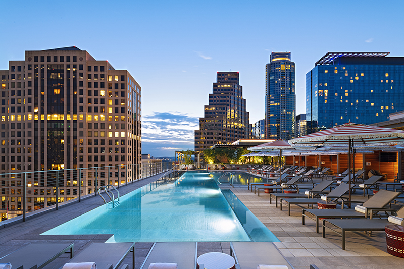 Austin Marriott Downtown pool