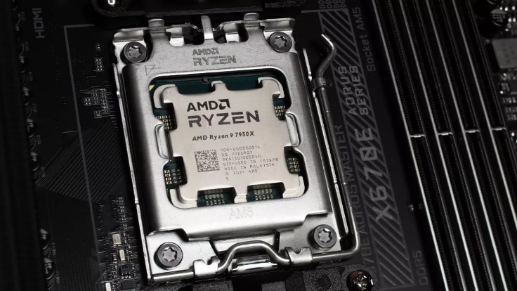 picture of amd chip on board