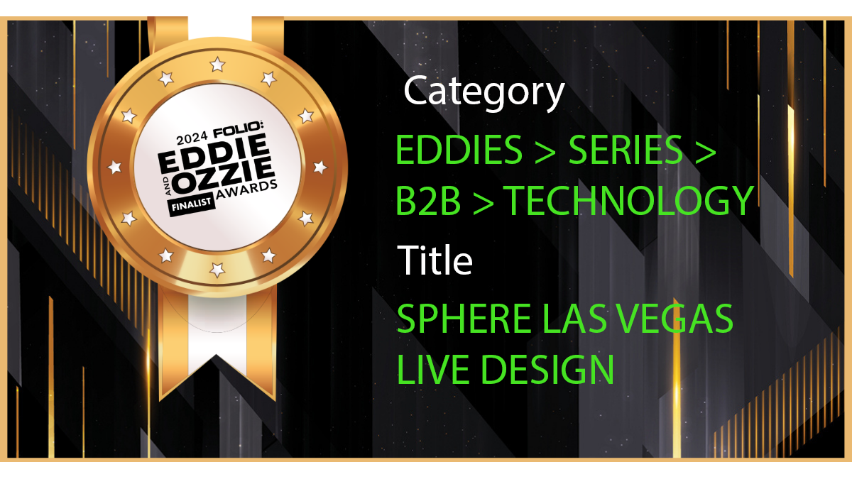 Live Design Makes Eddie Award Finalists List