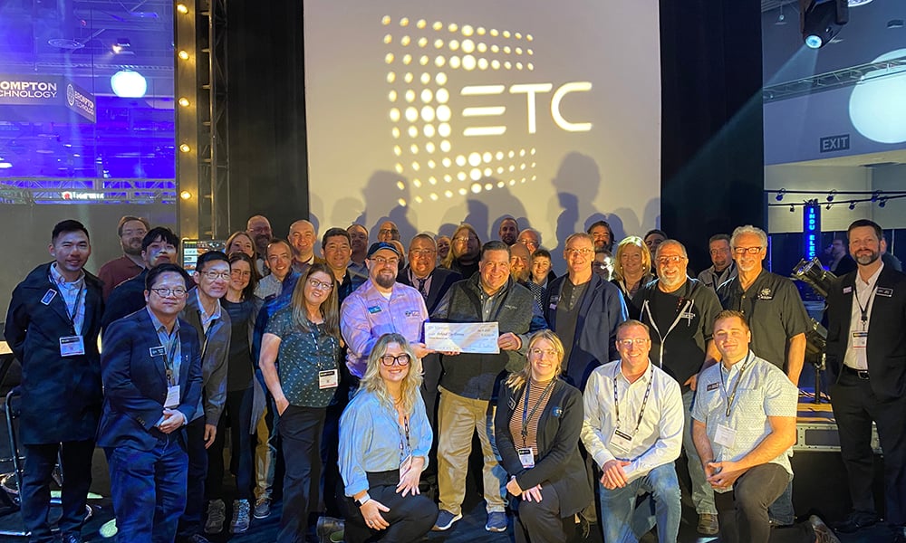 BTS accepts a donation from ETC at LDI 2023