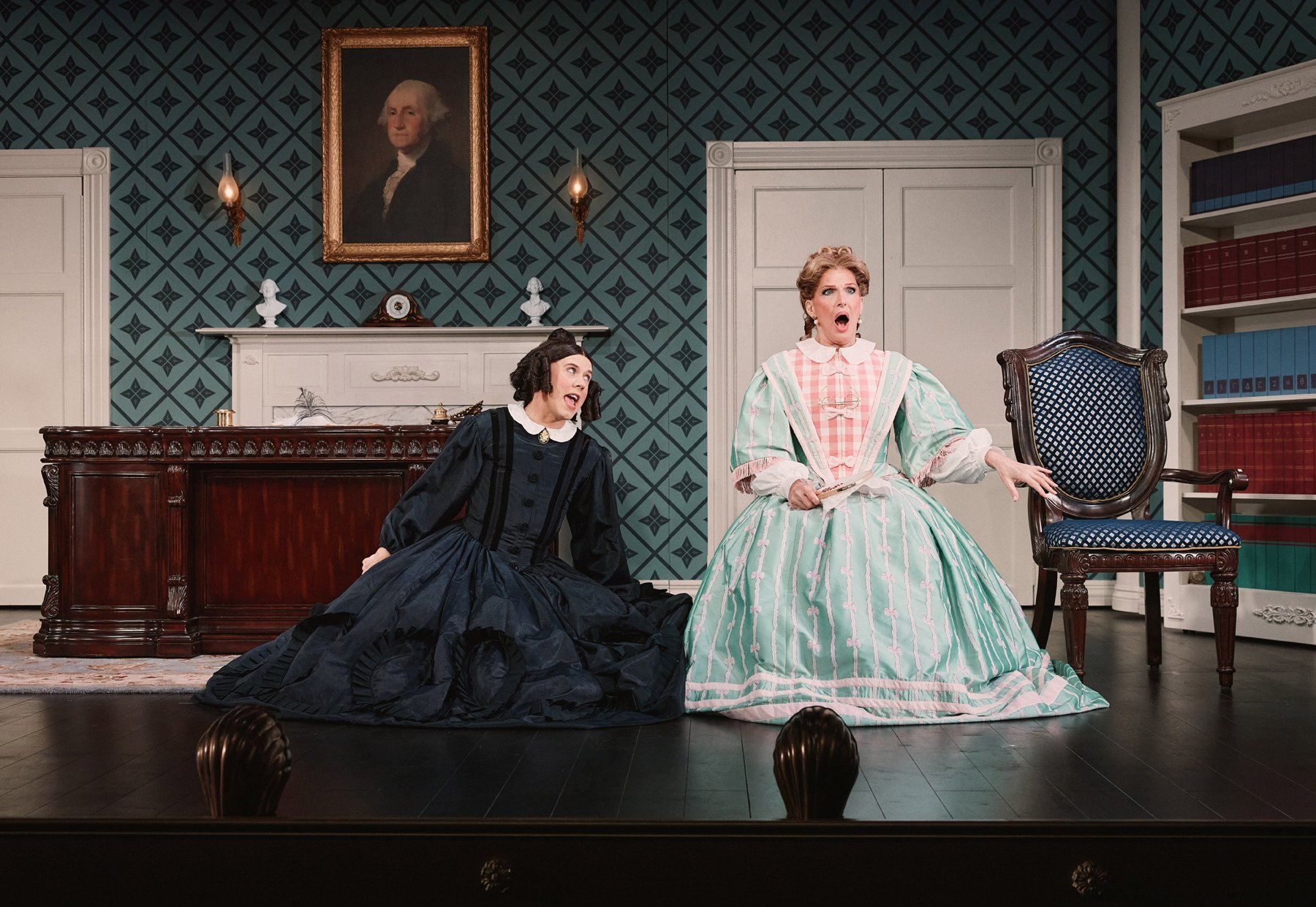 The cast of Oh Mary on Broadway