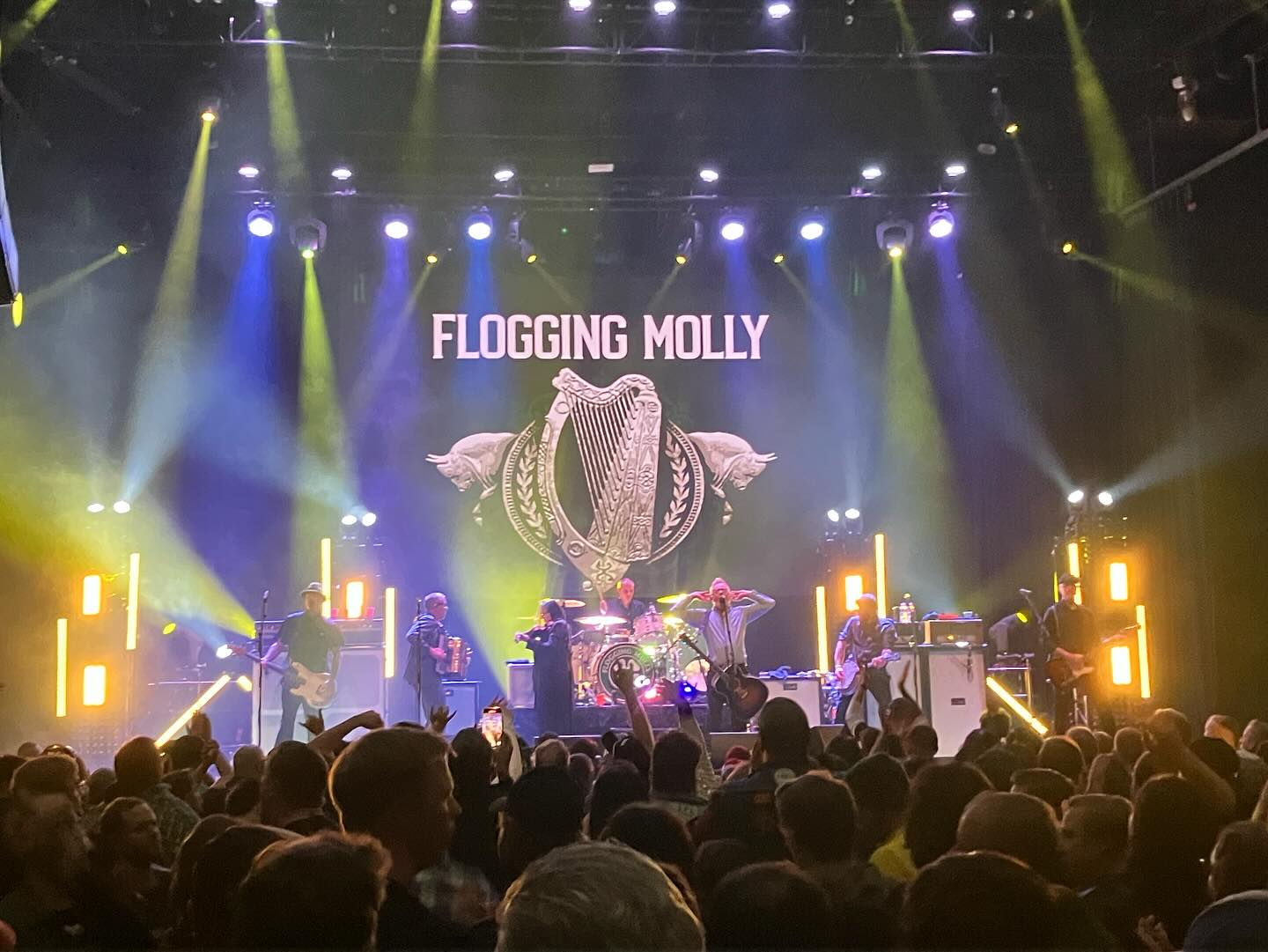 CHAUVET Professional Helps Peter Therrien Set St Paddys Tone on Flogging Molly Tour