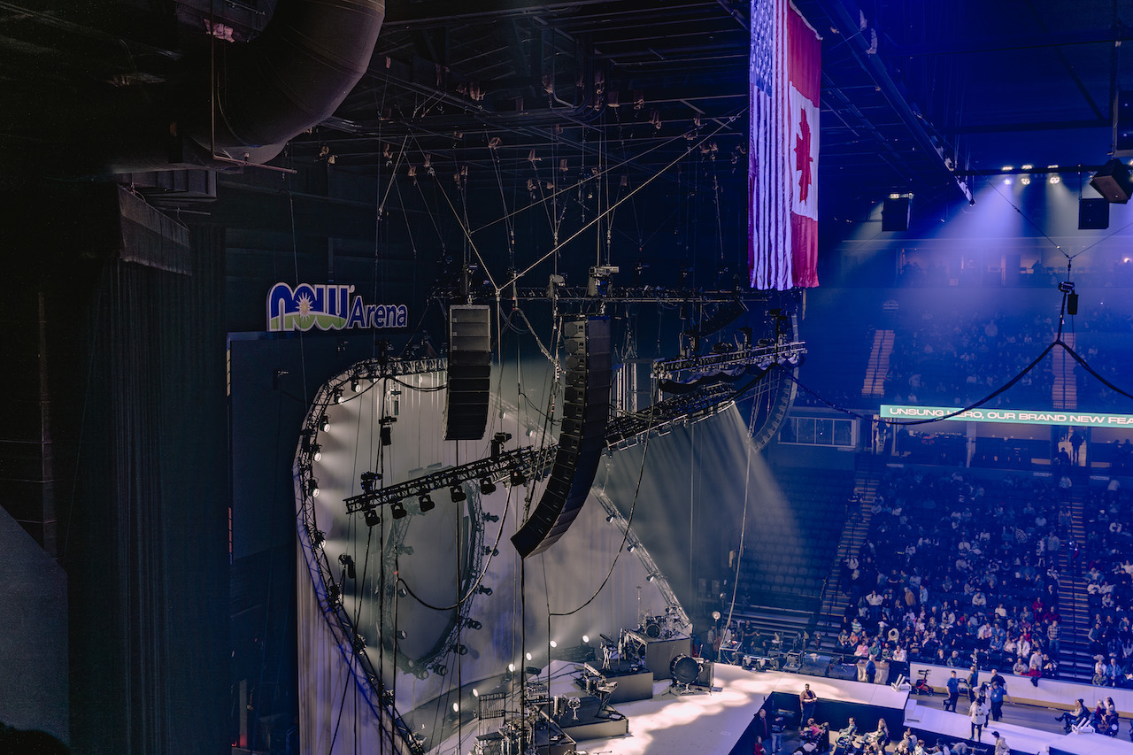 db GSL loudspeakers supplied by Special Event Services for For King  Country Tour