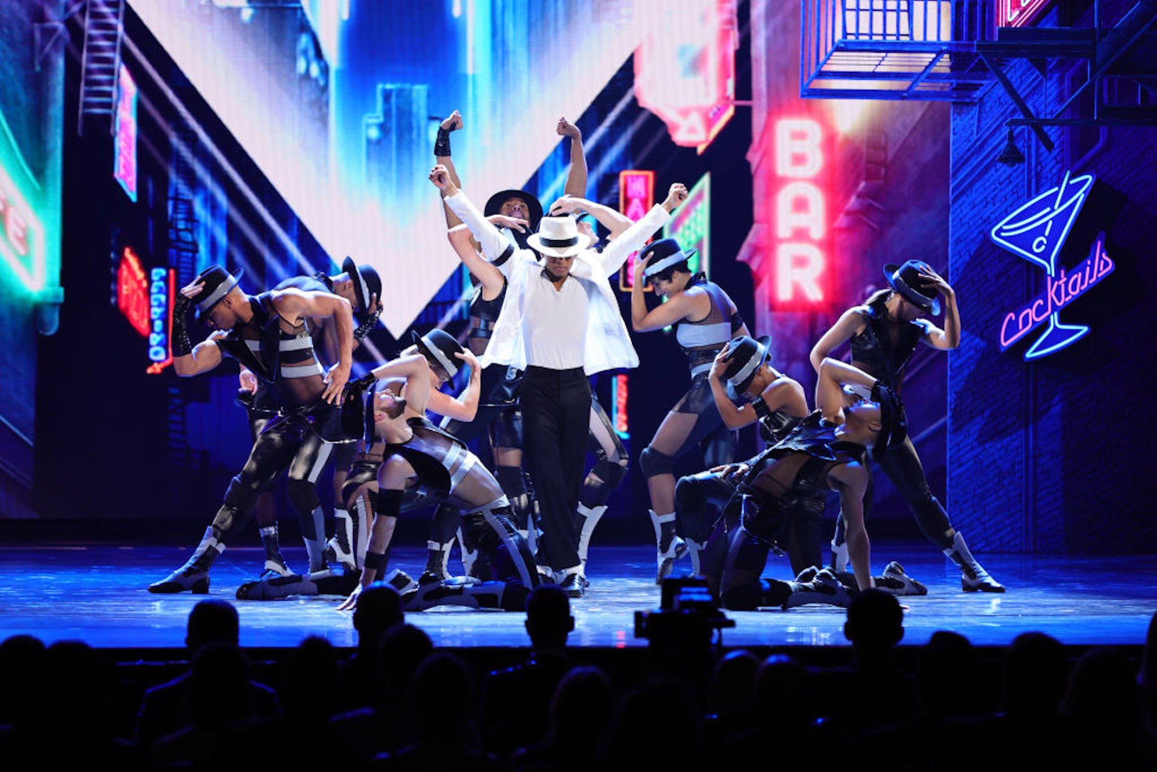 Myles Frost performs a number from MJ onstage at the 75th Annual Tony Awards at Radio City Music Hall on June 12 2022 in N