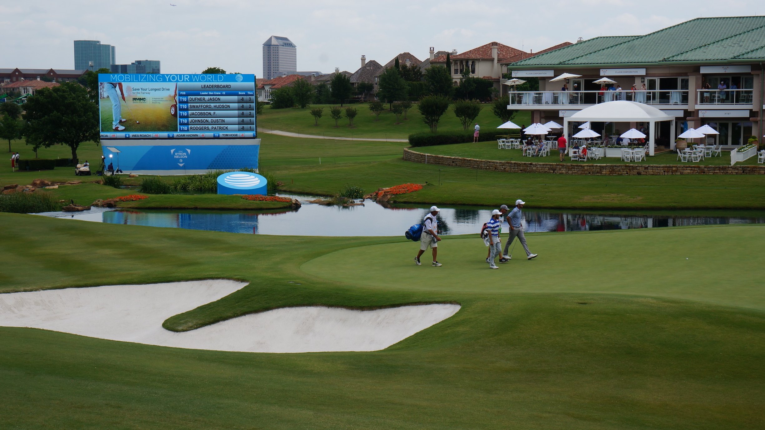 GoVision screen at Byron Nelson