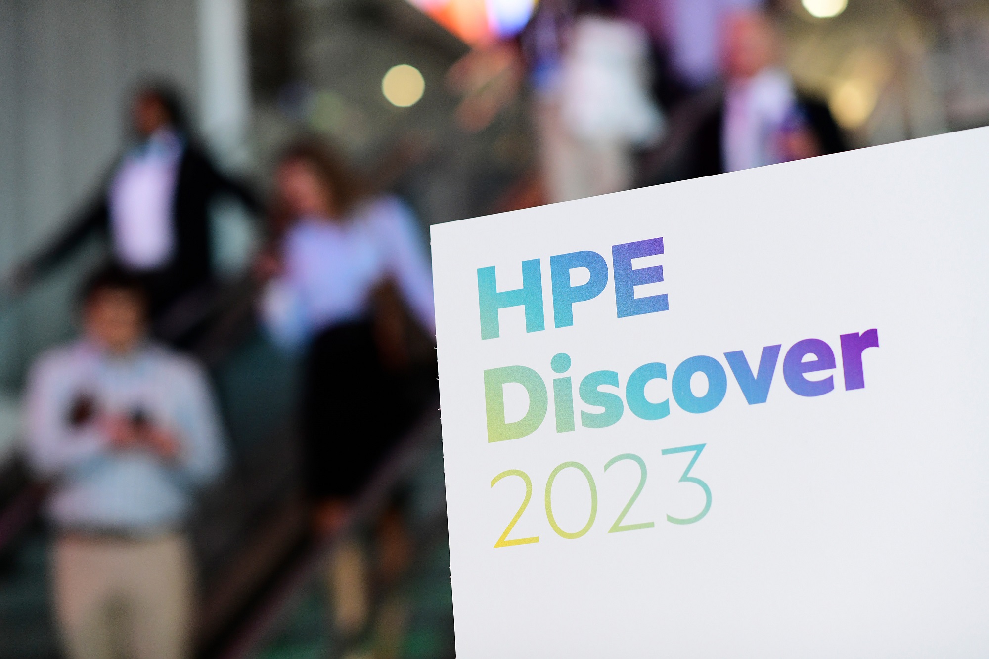 HPE Discover sign