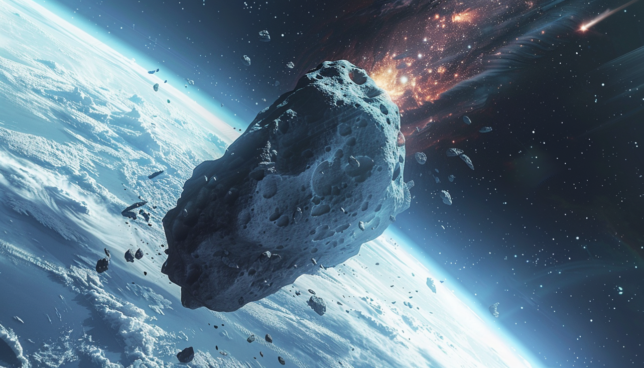 Asteroid headed for earth