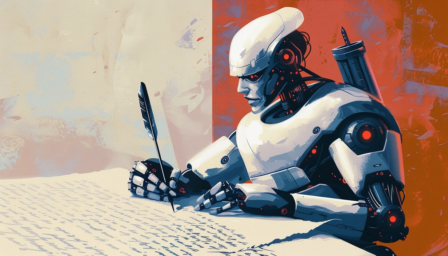 Robot writing AI regulation