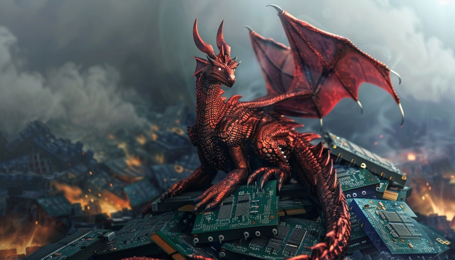 Dragon hoarding GPU chips