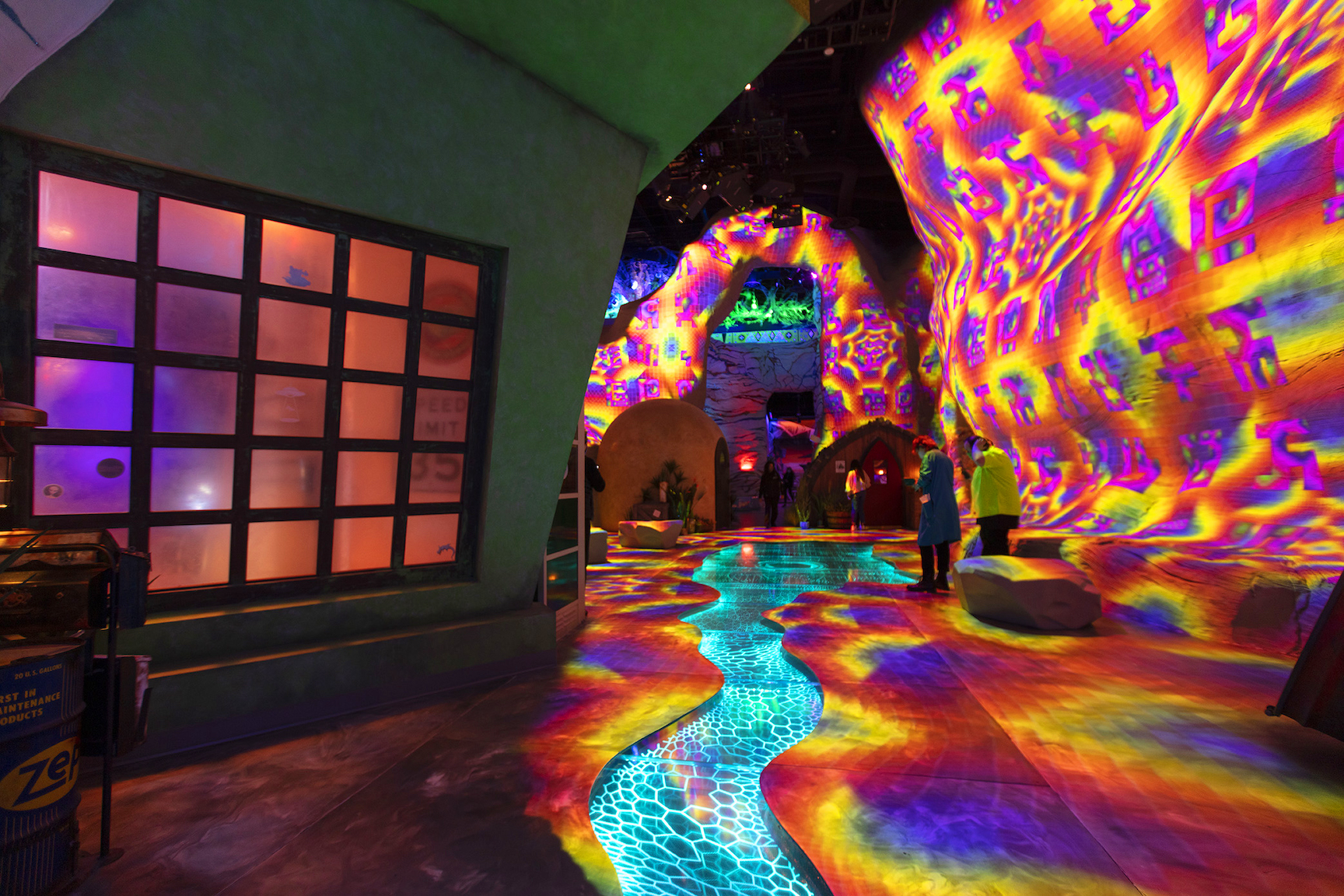 Projected Desert at Meow Wolf Las Vegas photo Kate Russell 